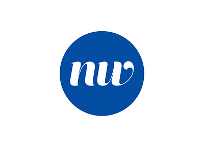 NW Logo Design Idea branding design illustration logo typography