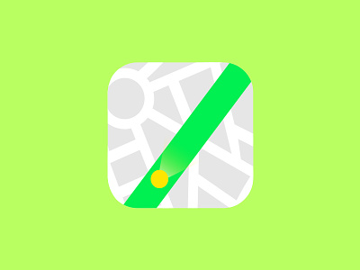 Nik Traffic's App Icon - Flat Version android app appicon flaticon green icon traffic