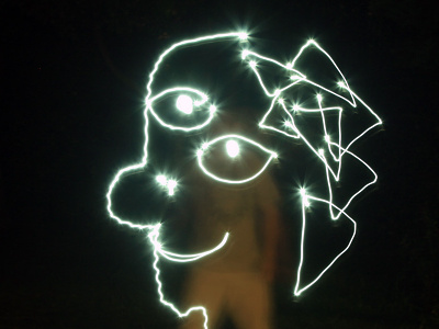 Picasso style light painting
