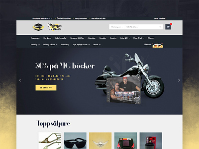 Motorcycle Online Store - By Dreamify Design biker e commerce mc motorbike motorcycle online store shop ui design webdesign