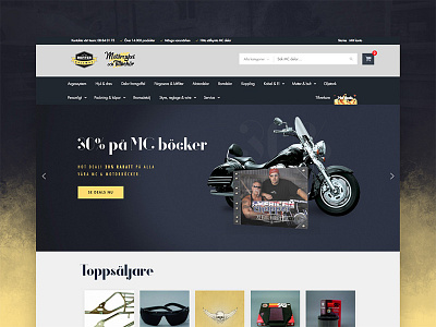 Motorcycle Online Store - By Dreamify Design