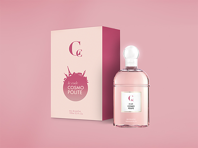 Parfume Package and Bottle Design - Dreamify Design box cosmopolitan fragrance graphics package design parfume pink