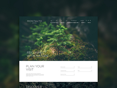 Montalto Estate Concept concept debut nature tourism web