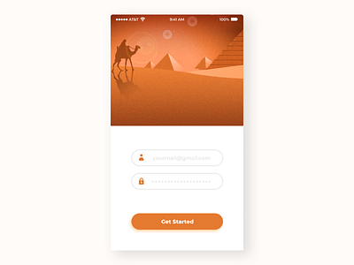 Login Page UI egypt egypt illustration illustration login page mobile login mobile ui signup form signup page signup screen ui uidesign uiux ux