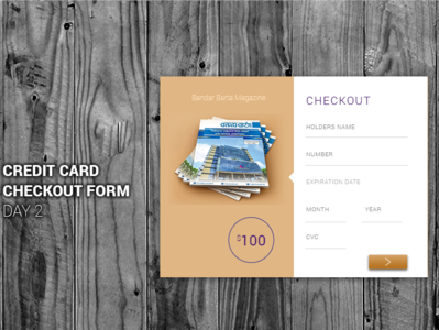 Daily UI Challenge_Day 2 brand design branding checkout form credit card payment design illustration ui ux web page design