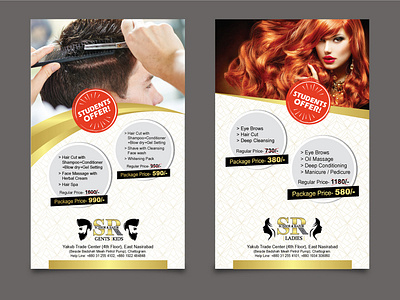 Salon Flyer / Leaflet / Brochure design