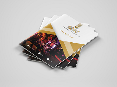 GNV Company Profile booklet cover booklet design brand design brochure design company brochure company profile magazine design portfolio design print design product catalog