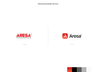 Aresa® branding design identity logo minimal