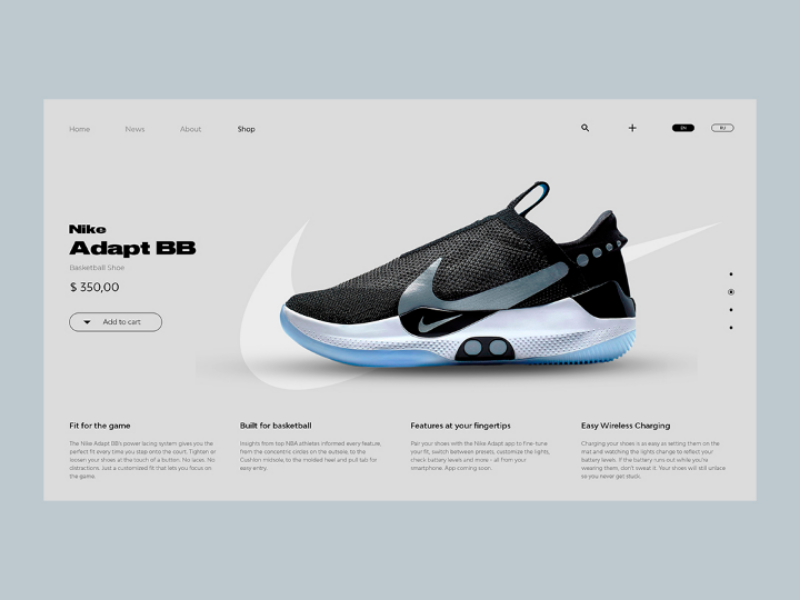 New concept site. by Hovsky on Dribbble