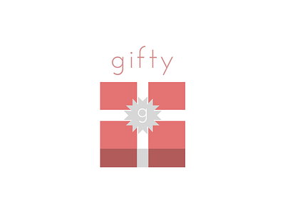 gifty bow ecommerce gift logo post present red second shop