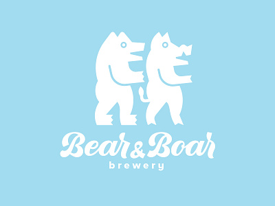 Logodesign for Bear&Boar Brewery.