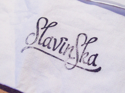 Slavinska lettering