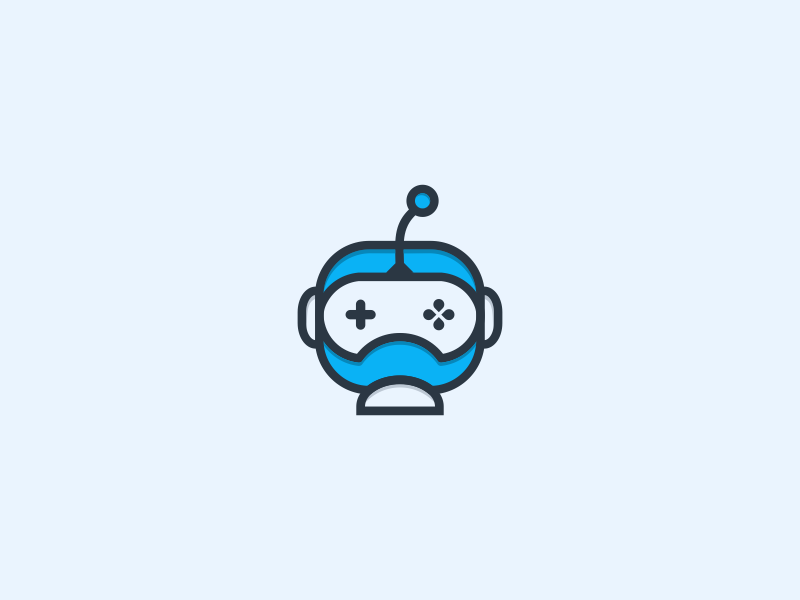 Iconic Robot Logo Game By Zwallow On Dribbble
