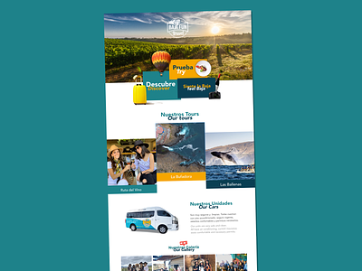 Baja Fun Travel adobexd affinitydesigner elementor web webdesign