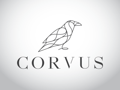Logo Corvus lineart logo