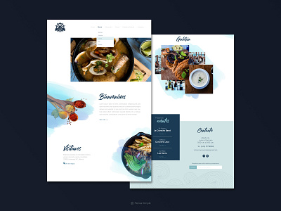 Marina Web restaurant web webdesign webdesigner