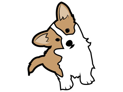 Corgi adobe illustrator brand designs identity illustration logo