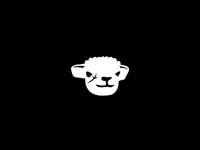 Cnc Dribbble 2d adobe illustrator brand designs icon identity illustration lamb logo minimalist sheep symbol