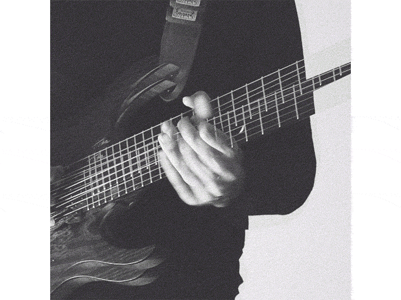 Enola black and white blackwhite electric guitar gif guitar guitar playing illusion mayones nft