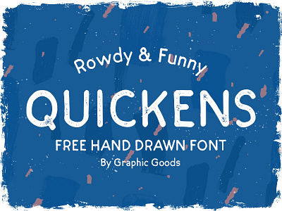 Quickens Free Font font free free font freebie hand drawn lettering typeface typography