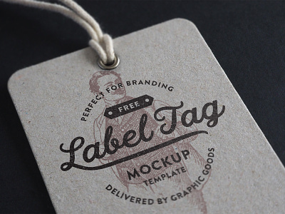 Free Label Tag Mockup clothing download free freebie label mockup mockup psd tag
