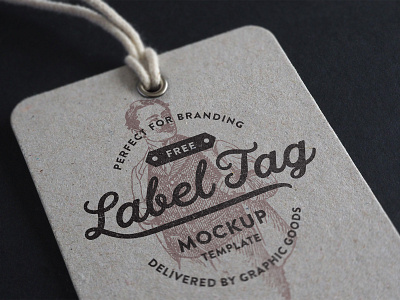 Free Label Tag Mockup