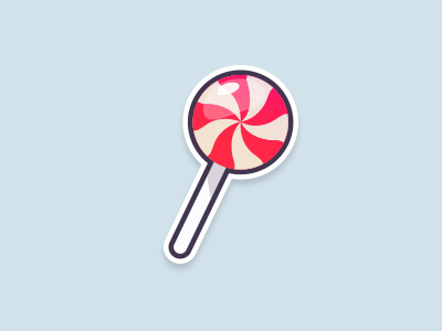 Lollipop Sticker