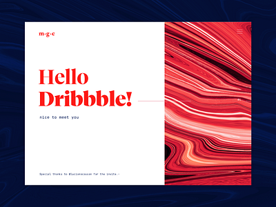 Hello dribbble! debut firstshot hello dribble hello world ui