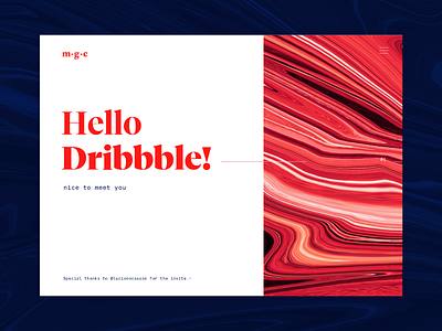 Hello dribbble!