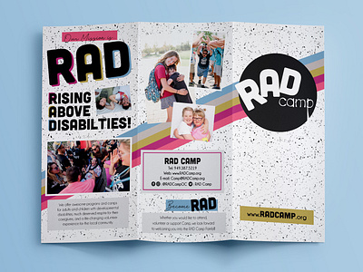 RAD Camp Brochure brochure brochure design camp graphic deisgn graphics information layout print design rad rad camp