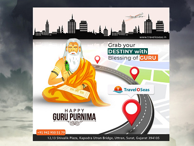 Happy Gurupurnima Banner 2019 banners digital marketing guru purnima social ads