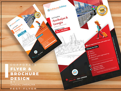 Tours and travels Flyer Design banner ads banner design blue ui design booking flyer brand branding design dhaval umraliya dribbble flyer design illustration invitaion invitation card poster poster design tour poster tour travels travel agency typography ui design