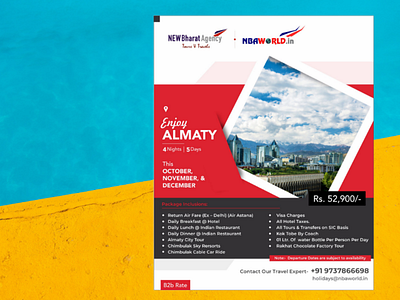 Red and Dark Gray Travel Agency Flyer. abroad best deaign best places flyer banner package description package info poster red and black red and dark gray tourist travel rates travellers travels