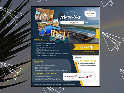 Corporate Flyer Design for travel package design. Rate my work. flyer poster banner tour