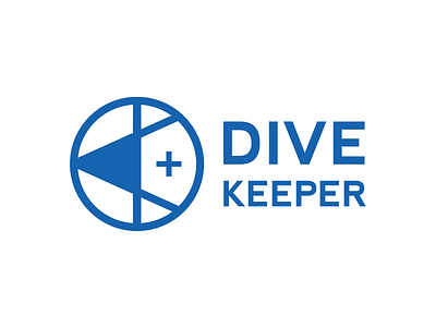 Dive Keeper branding design icon logo