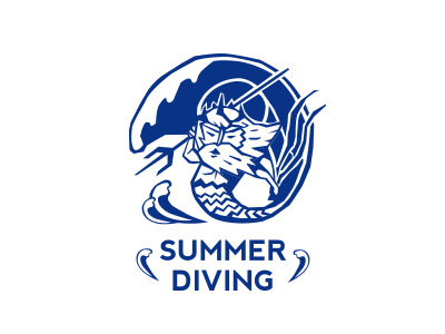 Summer Diving illustration