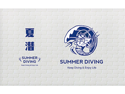 Summer Diving illustration