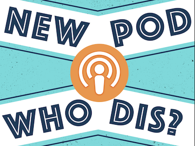 New Pod, Who Dis? Logo instagram motion graphics podcast social media