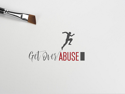 Get over ABuse branding design illustration logo logo design modern signature logo typography unique