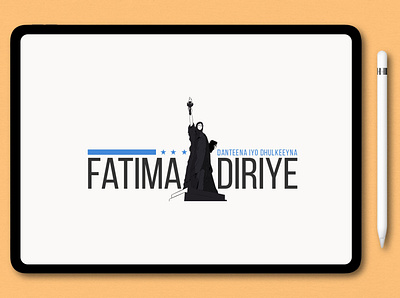 Fatima Logo branding design illustration logo logo design modern signature logo typography unique watercolor