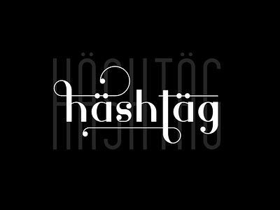 HasHTag Logo branding design illustration logo logo design modern signature logo typography unique