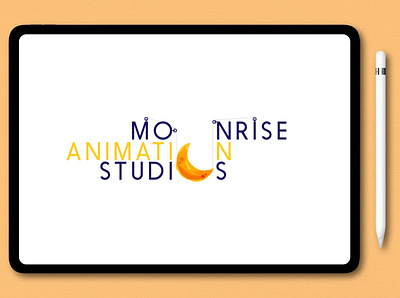 Moonrise Animation Studio branding design icon illustration logo logo design modern unique vector watercolor