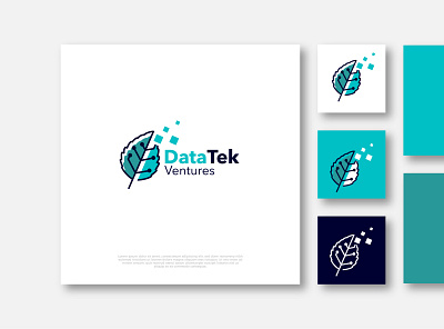 DataTek Ventures Logo branding icon illustration logo logo design modern unique ux vector