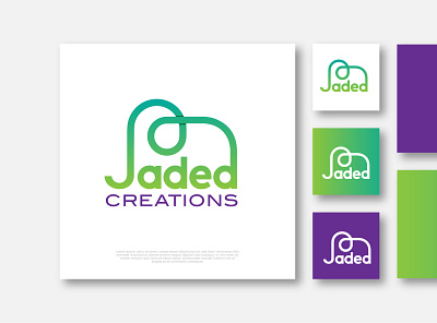 Jaded Creation branding elegant illustration logo logo design modern typography unique vector