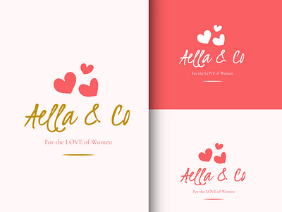 Aella & CO branding logo logo design modern signature logo typography unique