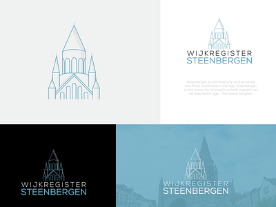 WijkRegister SteenBergen Logo branding design illustration logo logo design modern unique vector