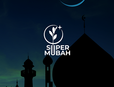 Super Mubah branding design graphic design illustration logo logo design modern mosque motion graphics muslim signature logo style ui unique vector