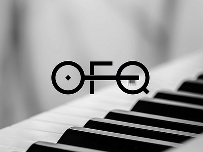 OFQ Logo Concept 3d animation branding design graphic design illustration logo logo design modern motion graphics music signature logo ui unique vector