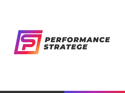 Performance Stratege Logo animation branding brandstyle design illustration logo logo design logolove modern professional signature logo style unique vector