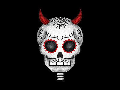 Calavera Diablo calavera devill diablo diademuertos horns mexican skull texture
